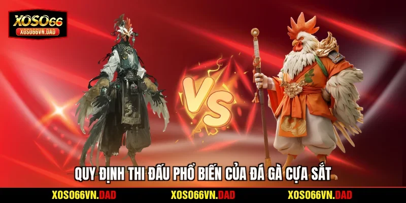 Quy định thi đấu phổ biến của đá gà cựa sắt
